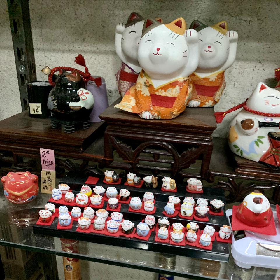 chat japonais deco