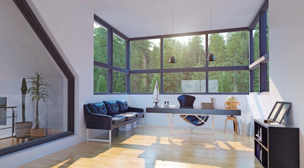 espace travail maison